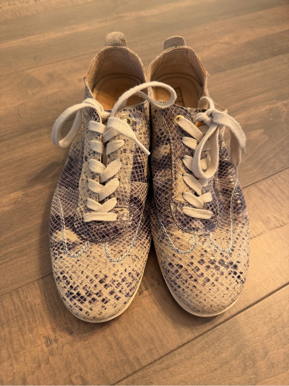Pikolinos Snake-Print Lace-Up Women's Sneakers